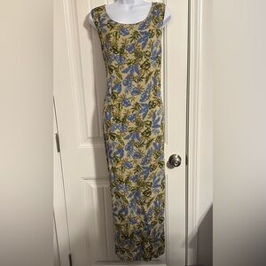 Sag Harbor Women’s  Floral Maxi Dress size Large